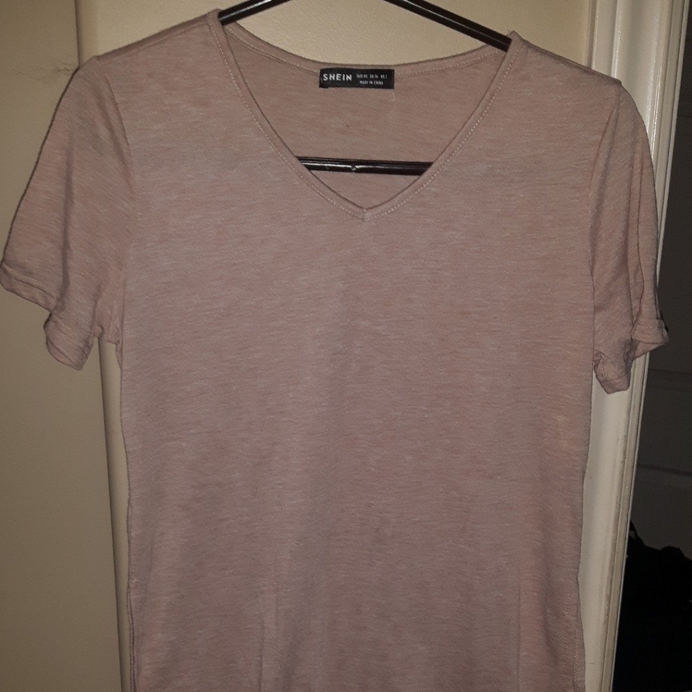 💌 5 for 15 - Shein V Neck T-Shirt - Picture 2 of 4